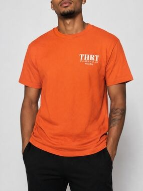 THRT Players Club Orange T-Shirt – Men’s Medium – Brand New